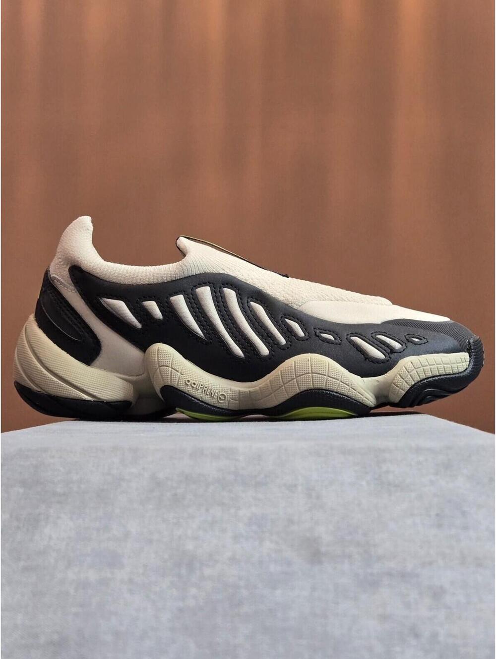 adidas Intimidation Slip On - Beige Black Lime (JS0824) Men's 5 Women's 6